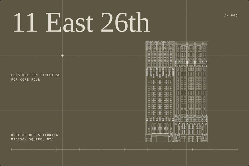 11 East 26th, a rooftop rebuilt