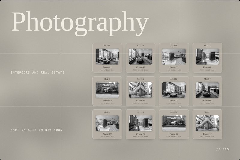 Photography, shot on site