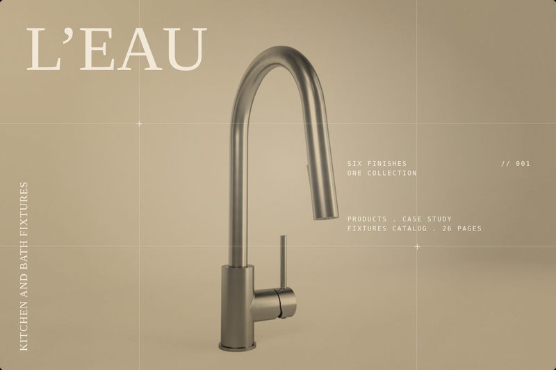 L’EAU fixtures catalog