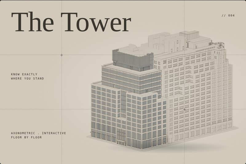 The tower, floor by floor
