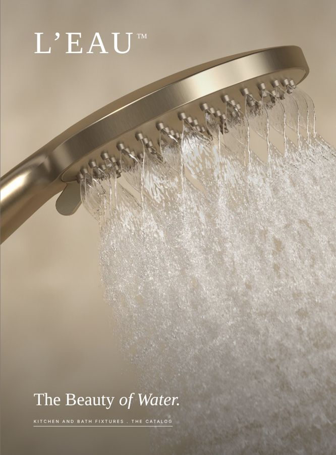 The cover of the L’EAU catalog