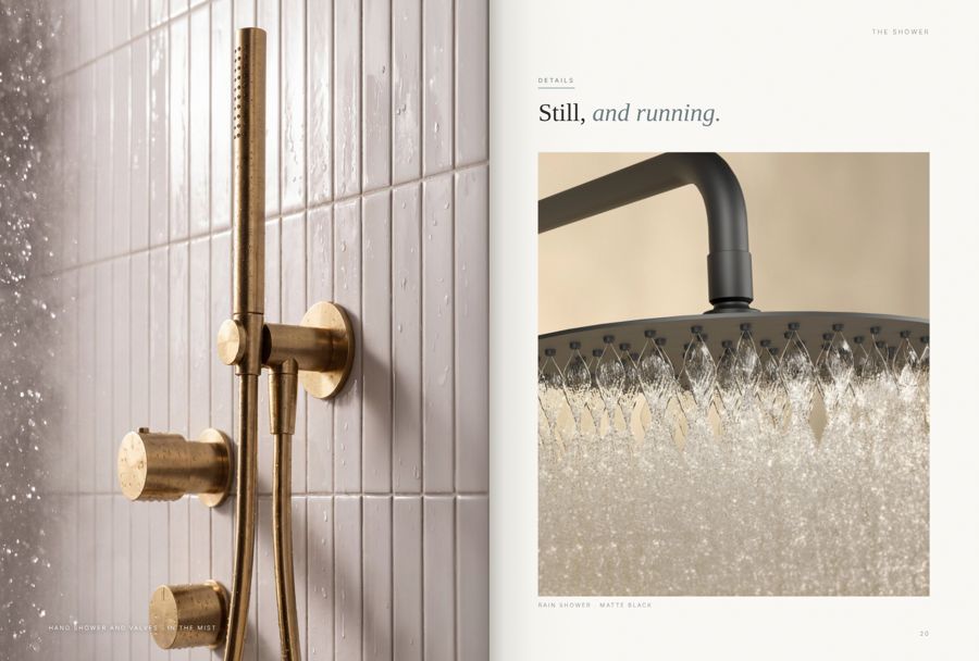 Spread: still, and running
